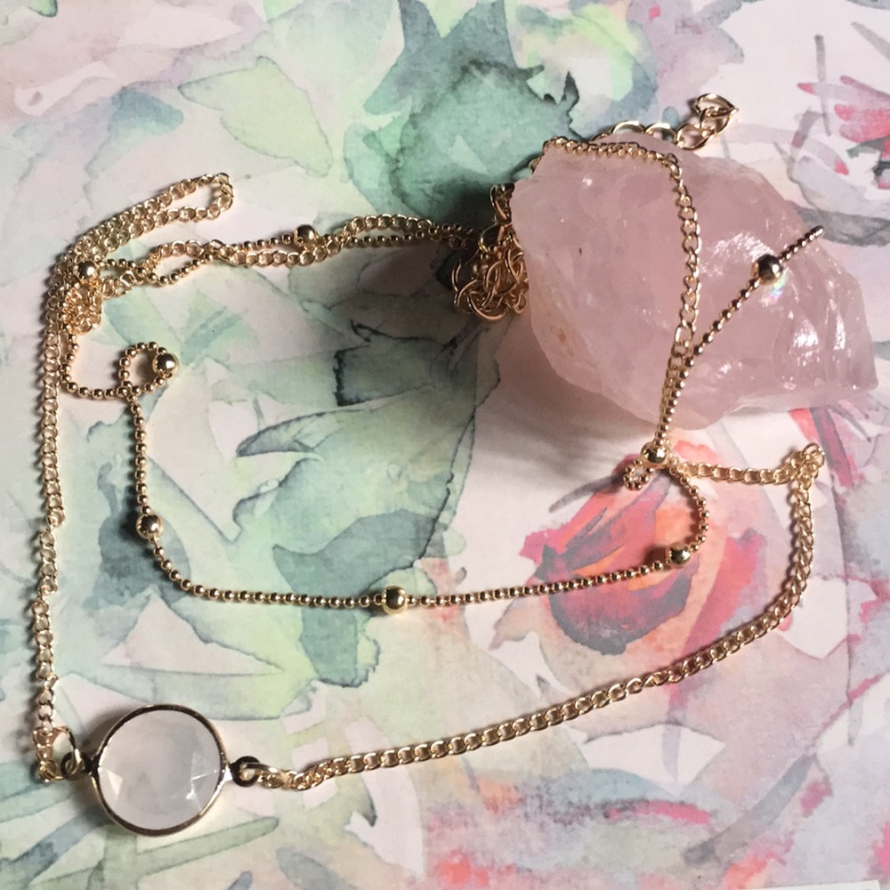 New! Beaded Glass Pendant Necklace - Picture 6 of 10